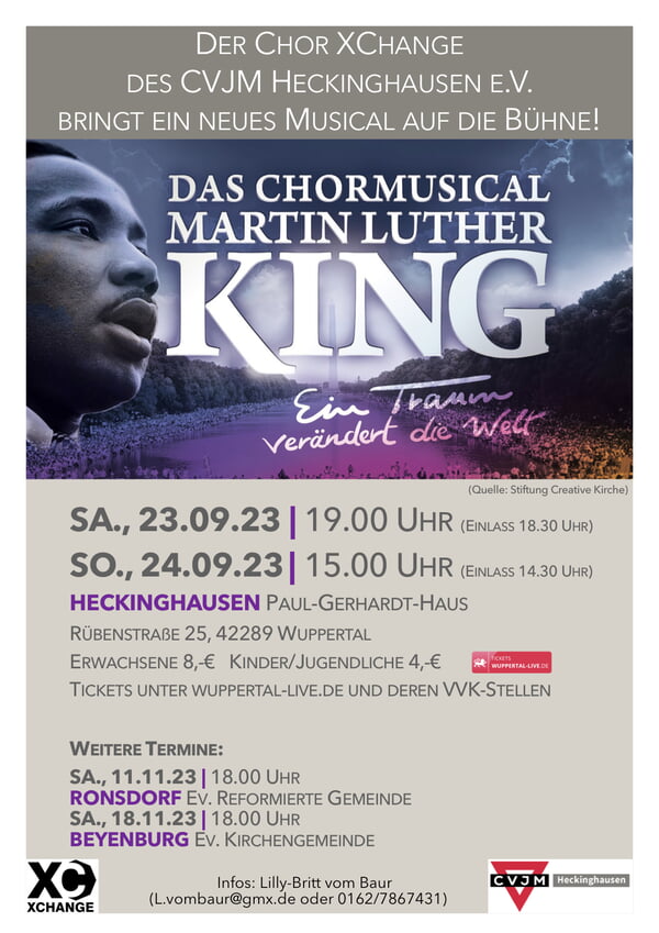 Plakat Musical MLK